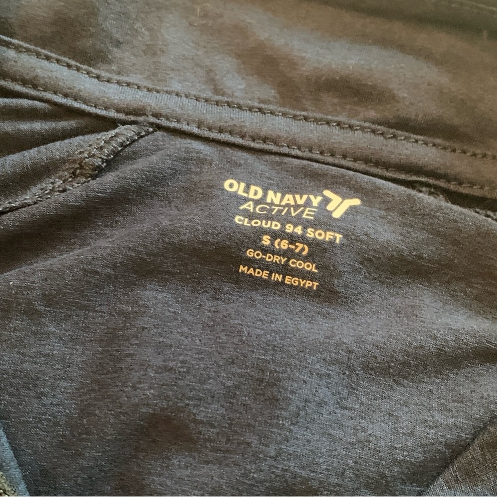 Old Navy CloudMotion 1/4-Zip Performance Top - Navy (S, 6/7) - Picture 5 of 6